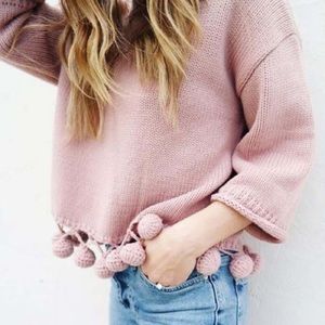 Chicwish Pom Pom Sweater